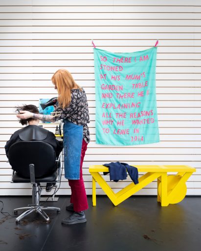 DKUK hair salon by Sam Jacob Studio