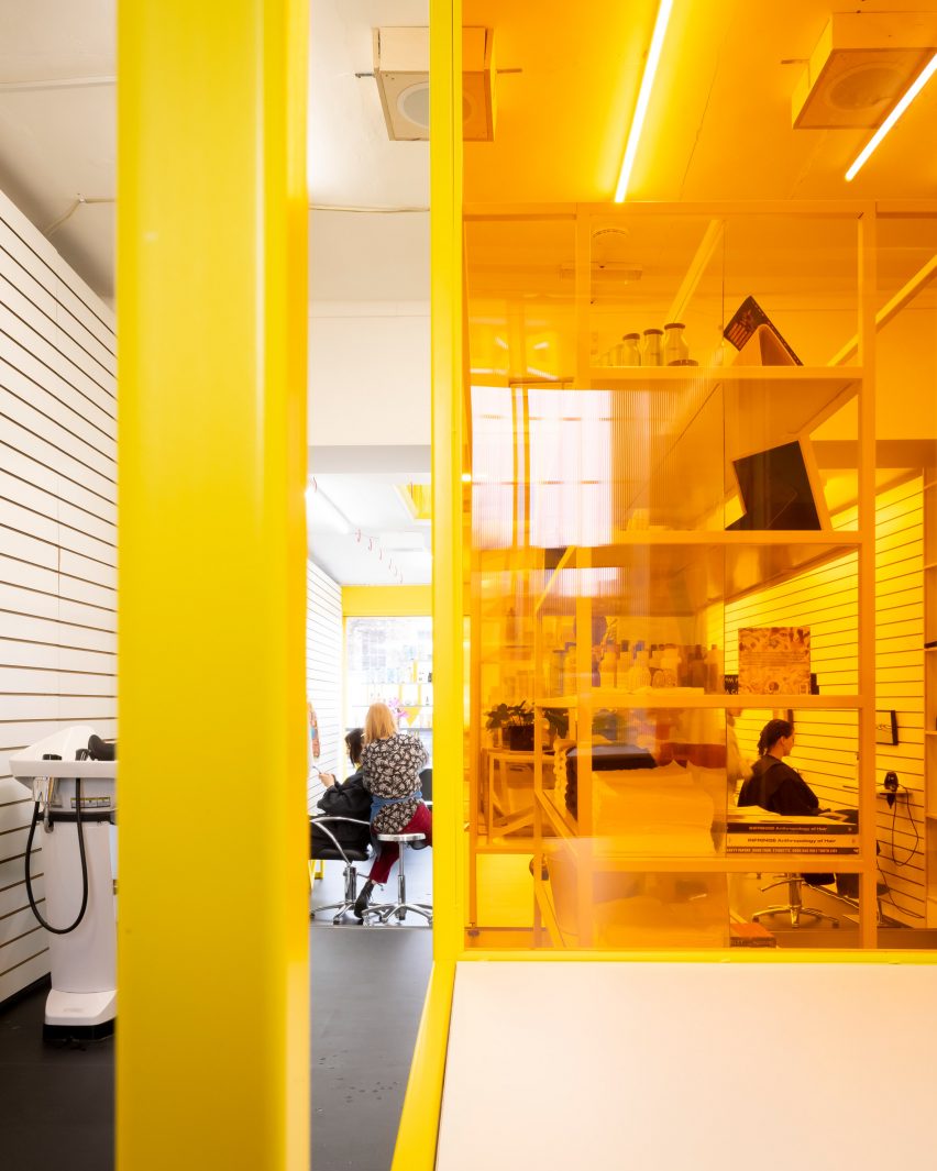 DKUK hair salon by Sam Jacob Studio
