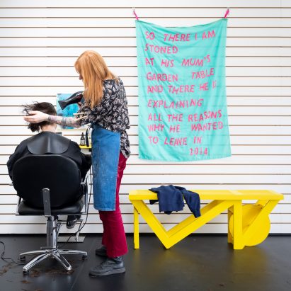 DKUK hair salon by Sam Jacob Studio