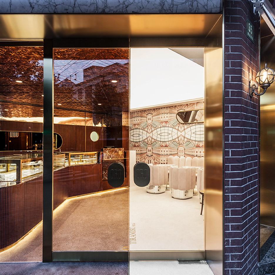 Elle Decoration China 2019 annual: Oro Tiramisuteca store by Nong Studio