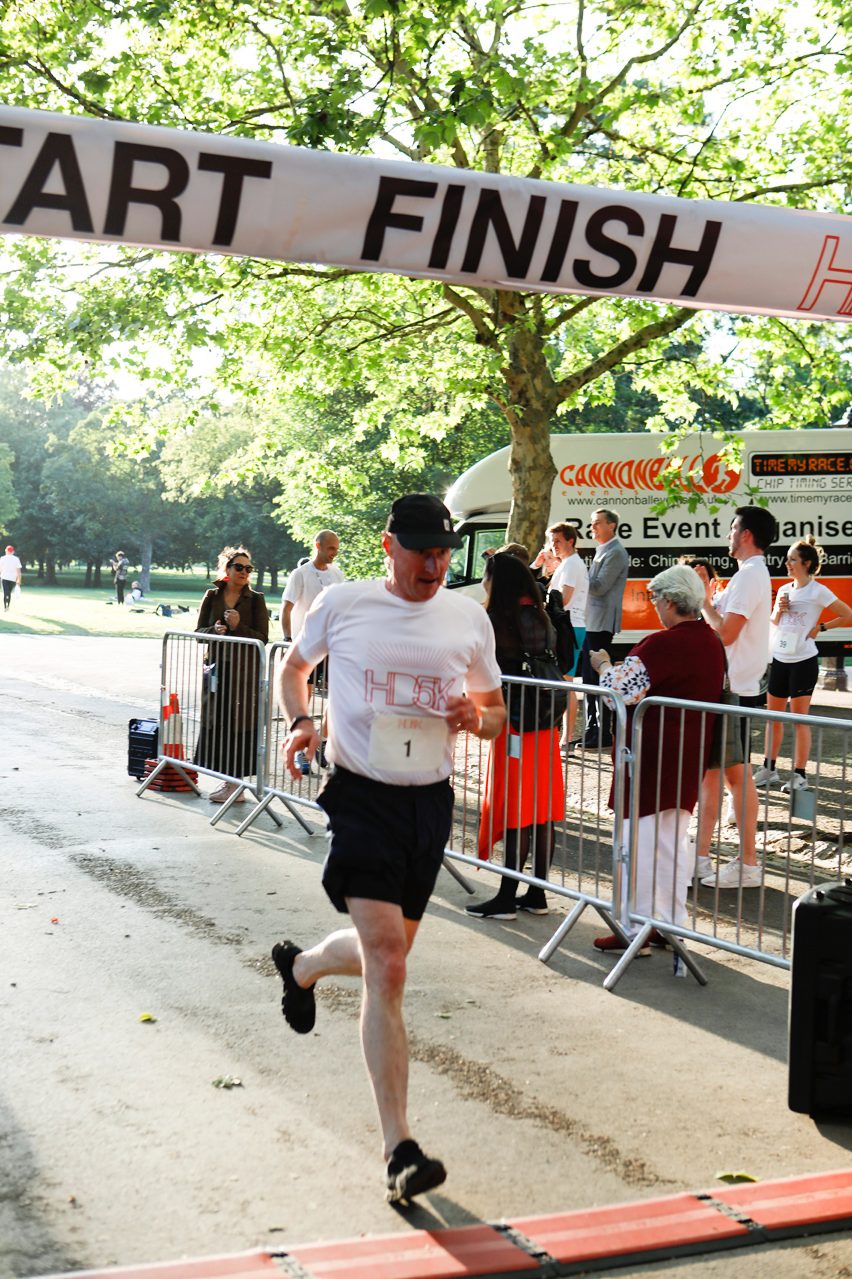 Sumon Allford at HD5K charity race by Hayes Davidson for the Motor Neurone Disease Association