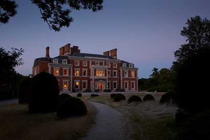 Exterior of Heckfield Place hotel by Ben Thompson