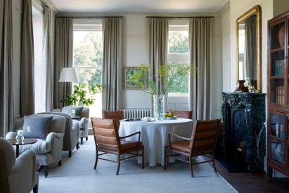 Sitting Room at Heckfield Place hotel by Ben Thompson