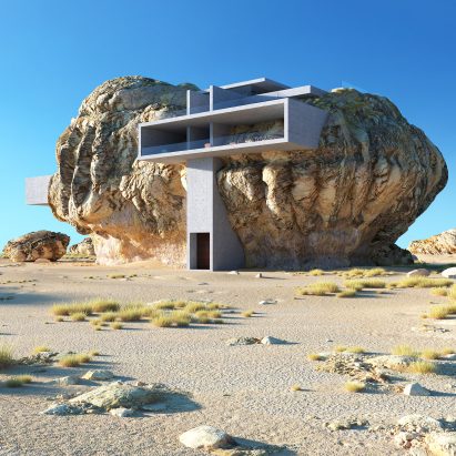 House Inside a Rock by Amey Kandalgaokar