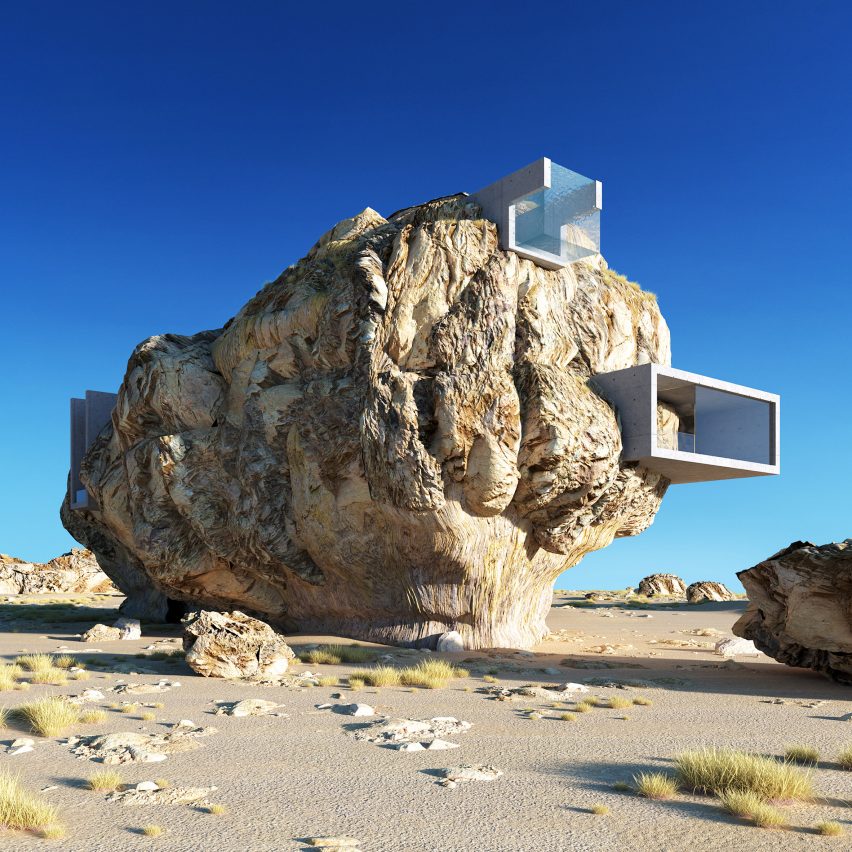 House Inside a Rock by Amey Kandalgaokar