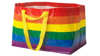 Kvanting rainbow bag by IKEA for LGBT Pride Month