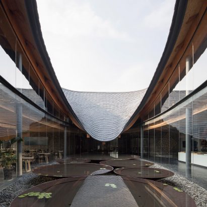 Inkstone House OCT Linpan Cultural Center by Archi-Union Architects