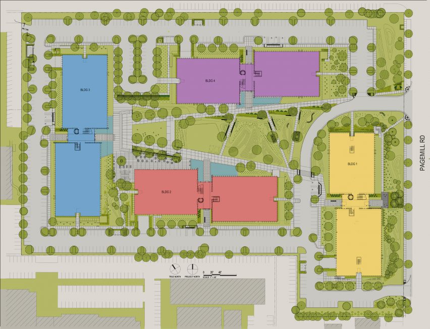 Innovation Curve Technology Park by Form4 Architects in Palo Alto, California