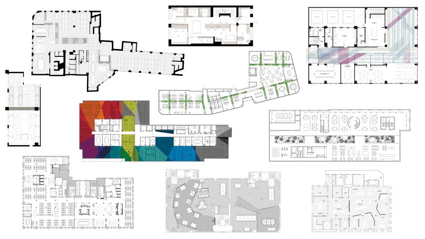 Office floor plans
