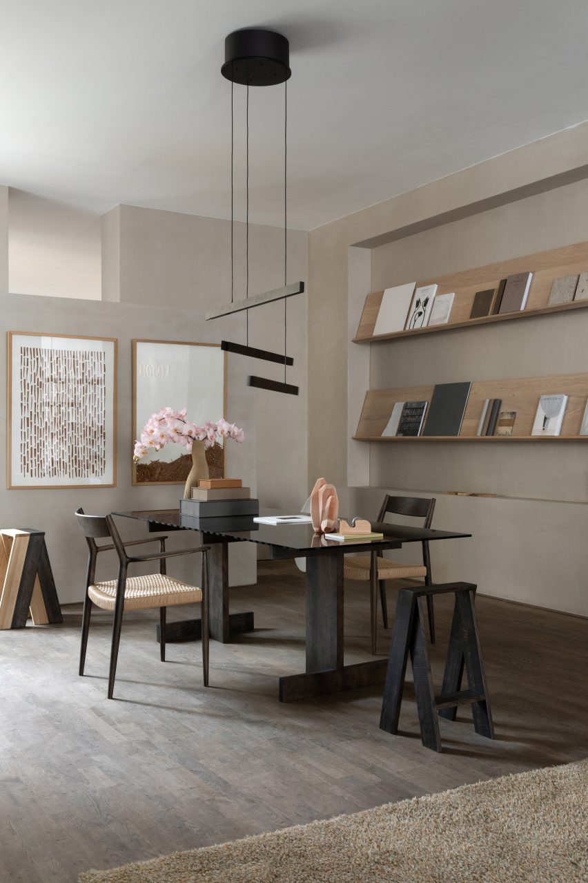 Karimoku Case Study furniture exhibition at Kinfolk Gallery, Copenhagen