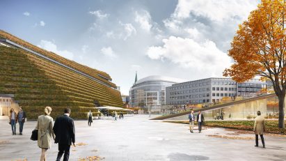 Kö-Bogen II office block in Düsseldorf by Ingenhoven Architects