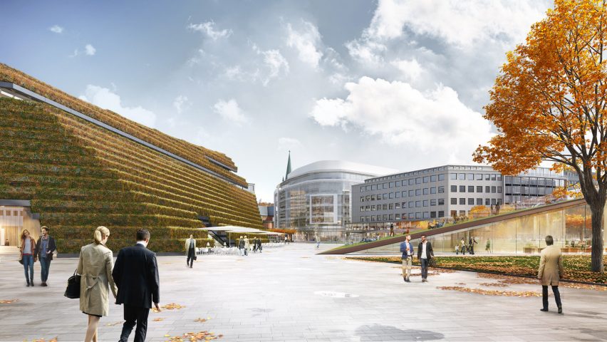 Kö-Bogen II office block in Düsseldorf by Ingenhoven Architects