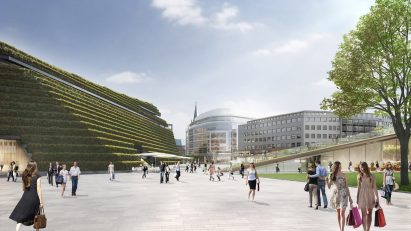 Kö-Bogen II office block in Düsseldorf by Ingenhoven Architects