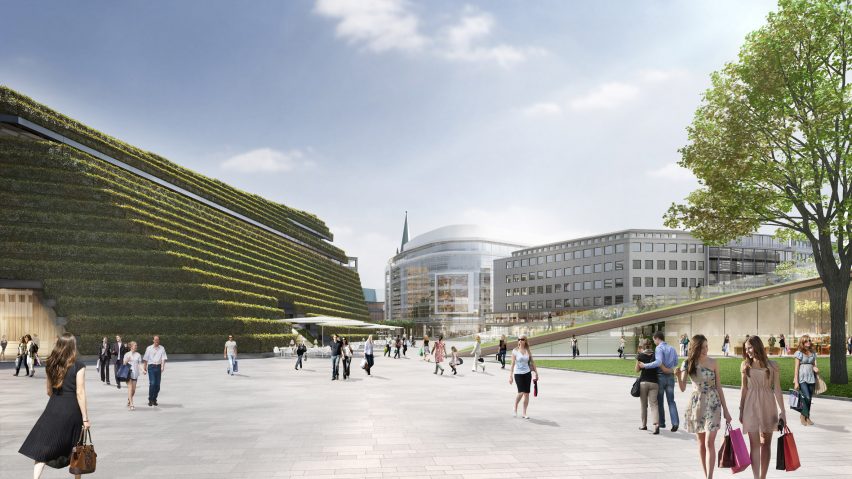 Kö-Bogen II office block in Düsseldorf by Ingenhoven Architects