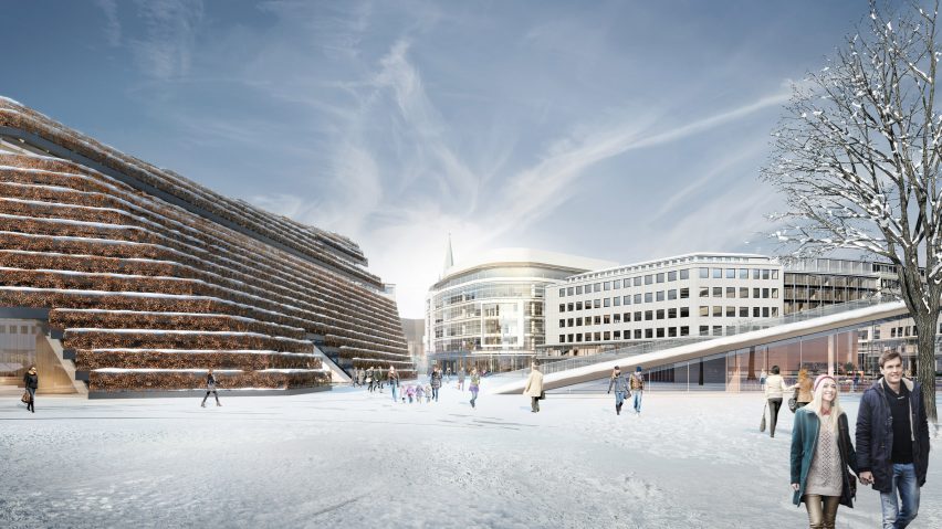 Kö-Bogen II office block in Düsseldorf by Ingenhoven Architects