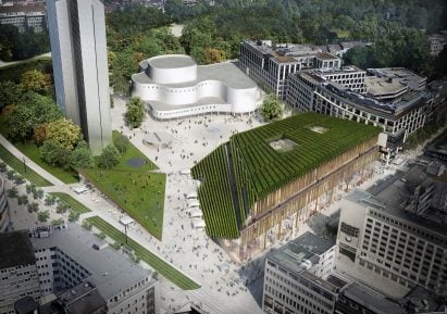 Kö-Bogen II office block in Düsseldorf by Ingenhoven Architects
