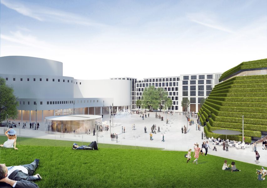 Kö-Bogen II office block in Düsseldorf by Ingenhoven Architects