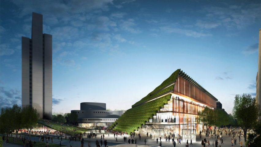 Kö-Bogen II office block in Düsseldorf by Ingenhoven Architects