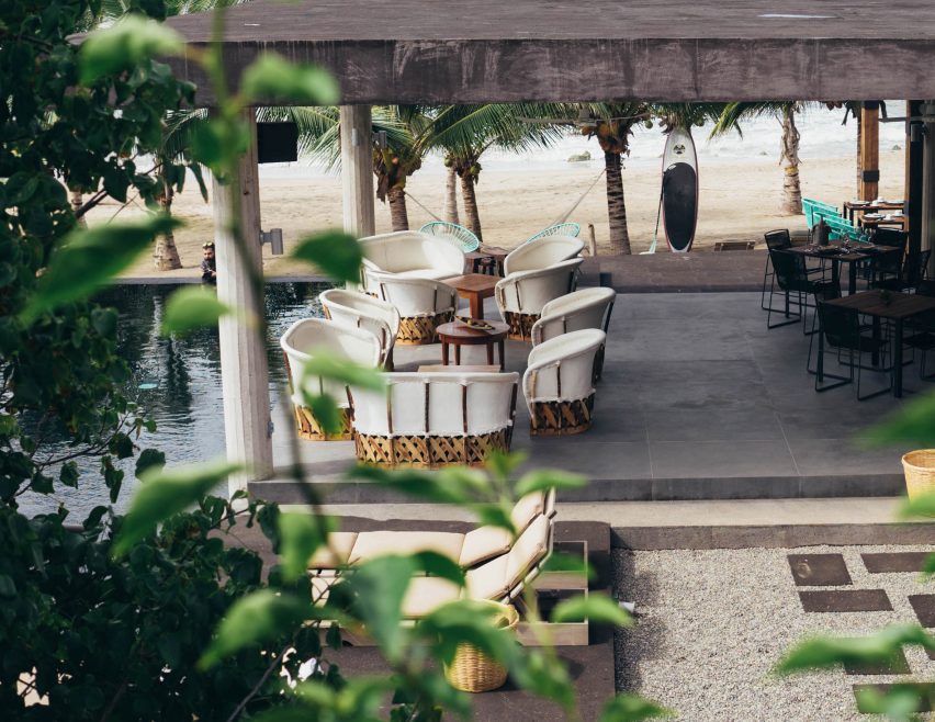 Lo Sereno Casa De Playa beach resort by Nicolas Sainz and Jorge Gonzalez Parcero in Troncones, Mexico