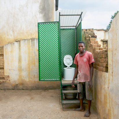 LooWatt is a toilet with a waterless flush that produces electricity and fertiliser