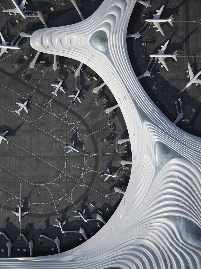 Harbin Airport Terminal Three by MAD
