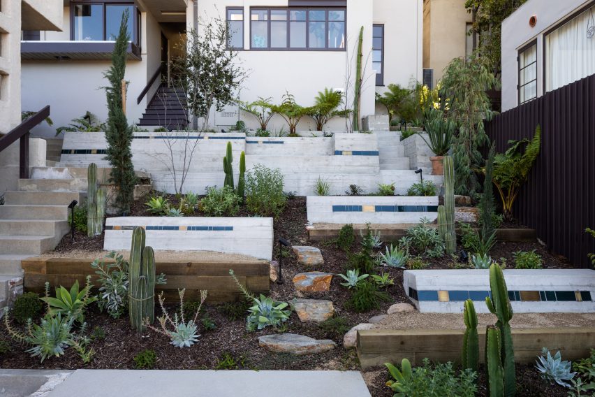 Manola Court by Rudolph Schindler restored