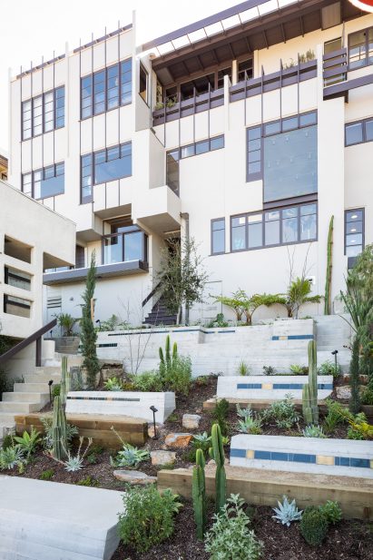 Manola Court by Rudolph Schindler restored