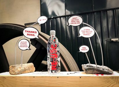 Marcel Wanders' plastic bottle for Rossana Orlandi's Ro Plastic Masters exhibition