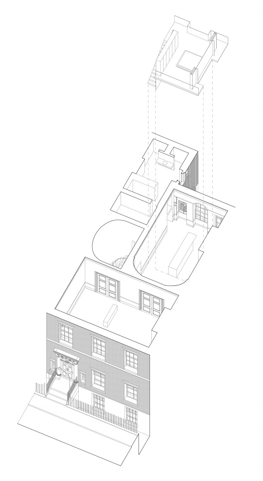 Mayfair apartment by HASA Architects