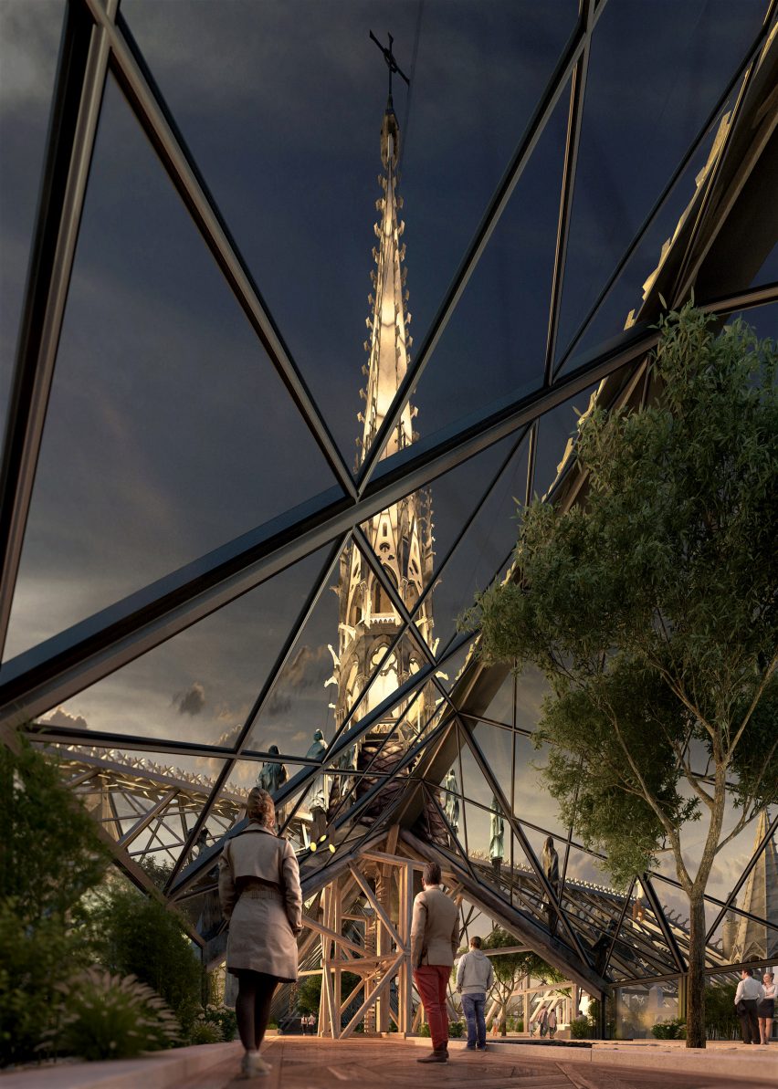 Notre-Dame poor and spire rebuild by Miysis Studio