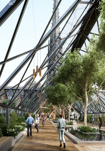 Notre-Dame poor and spire rebuild by Miysis Studio