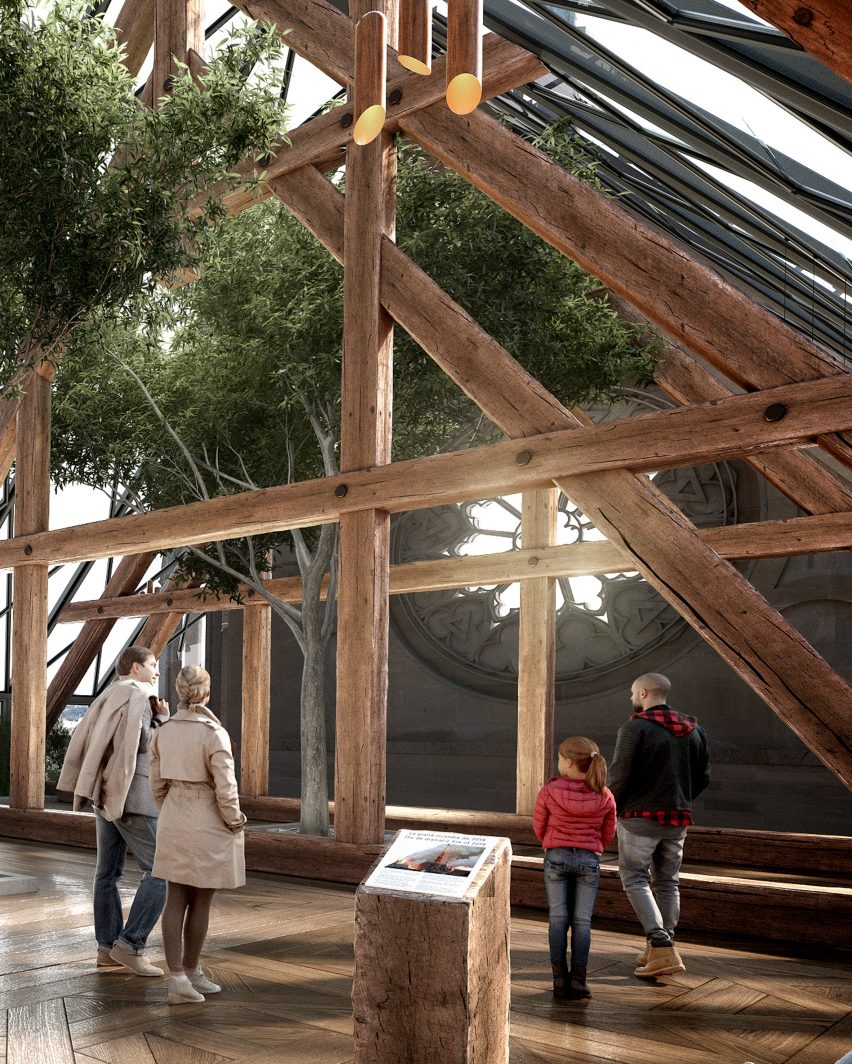 Notre-Dame poor and spire rebuild by Miysis Studio