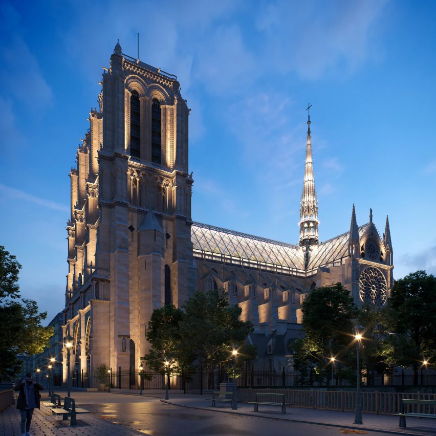 Notre-Dame poor and spire rebuild by Miysis Studio