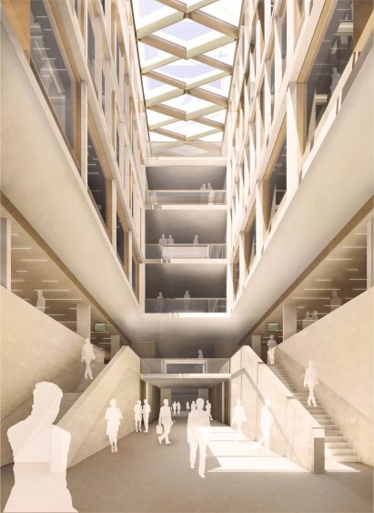 Temporary House of Commons for the UK Parliament by AHMM