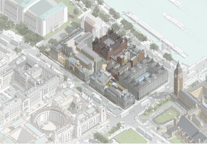 Temporary House of Commons for the UK Parliament by AHMM