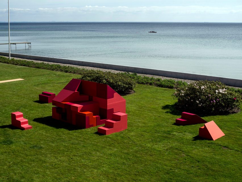 Puzzle House installation by Bjarke Ingels and Simon Frommenwiler