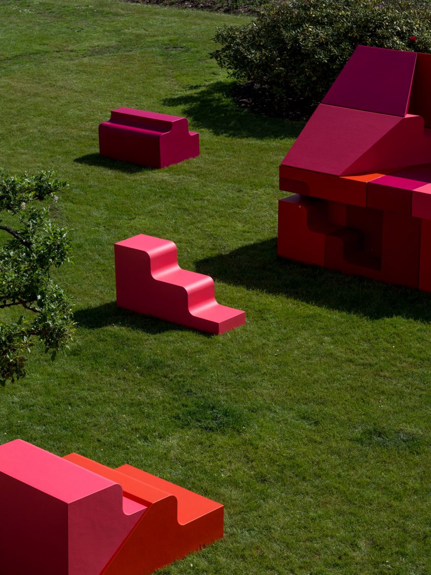 Puzzle House installation by Bjarke Ingels and Simon Frommenwiler