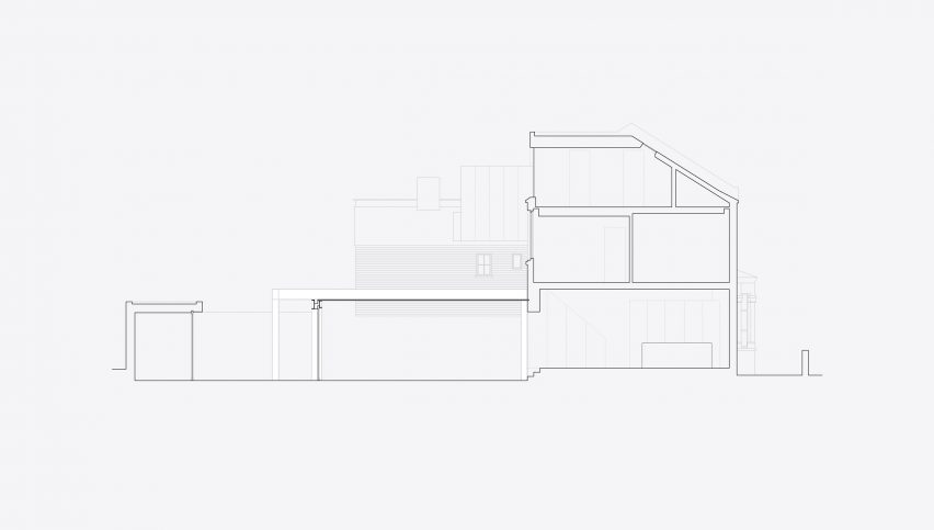 Section of Repoussoir by Con Form Architects