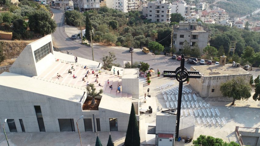Saint-Charbel Church in Zakrit, Lebanon by Blankpage Architects