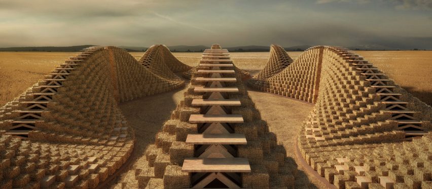 Visuals of Straw Bale School by Nudes