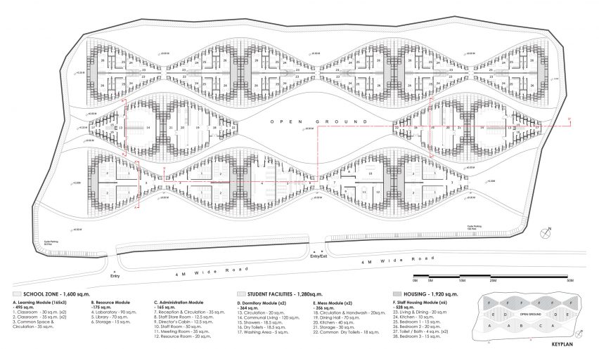 Visuals of Straw Bale School by Nudes