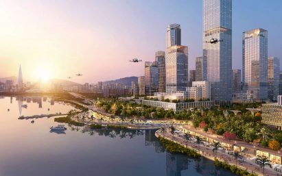 Shenzhen Bay Headquarters City by Henning Larsen