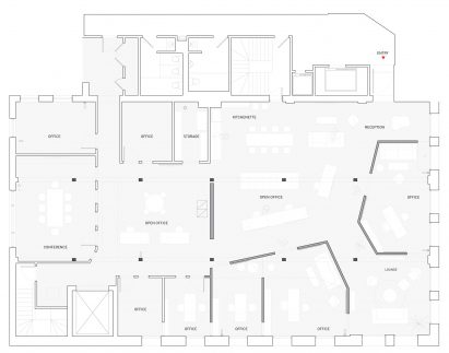 Interesting office floor plans