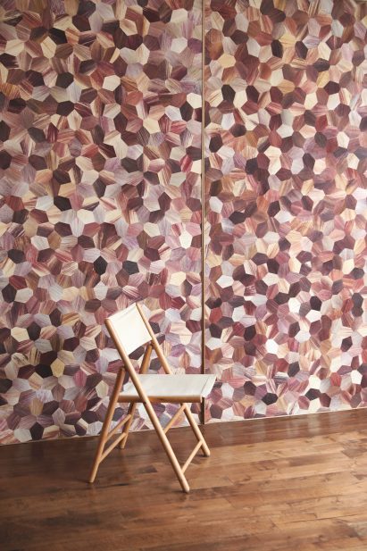 Mexican designer Fernando Laposse has developed Totomoxtle, a veneer material that uses the colourful husks of heirloom corn species and restores vital biodiversity.