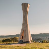 University of Stuttgart makes Urbach Tower from self-shaping wood