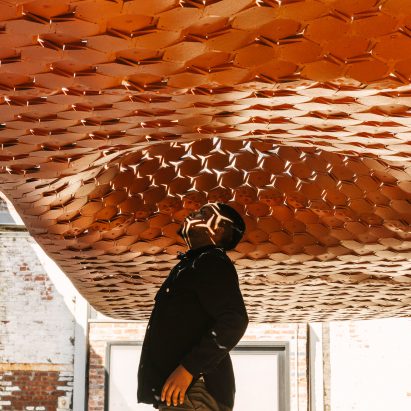 Studio INI’s morphing Urban Imprint installation opens in A/D/O courtyard