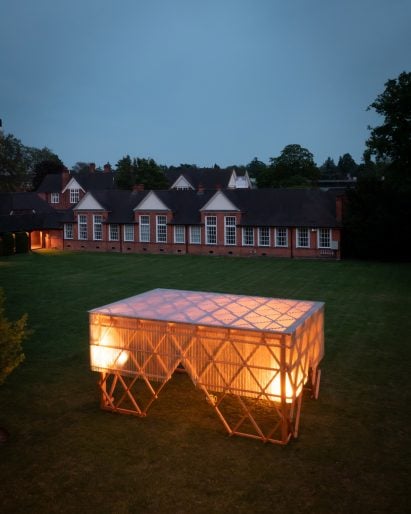 Urban Room pavilion by Invisible Studio and students at the University of Reading