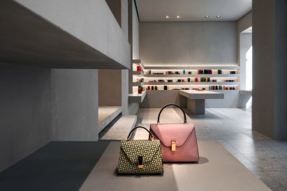Valextra store in Milan designed by John Pawson