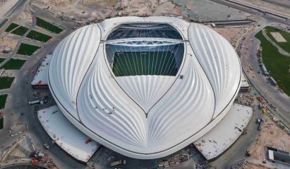 Zaha Hadid Architects' Al Wakrah stadium for the Qatar World Cup 2022 opens