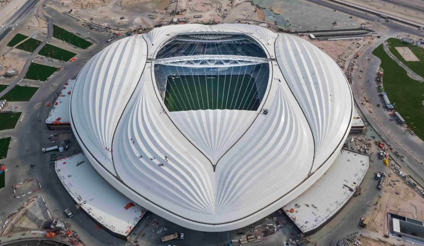 Zaha Hadid Architects' Al Wakrah stadium for the Qatar World Cup 2022 opens